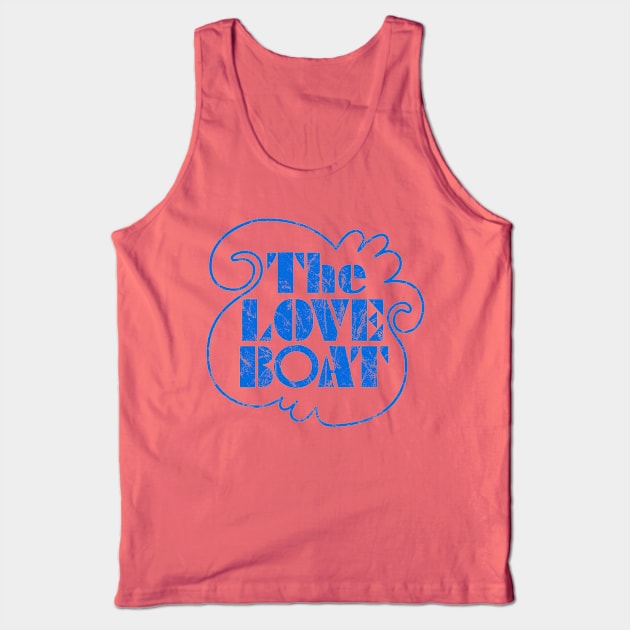 The Love Boat -Authentic Distressed Style Tank Top by offsetvinylfilm